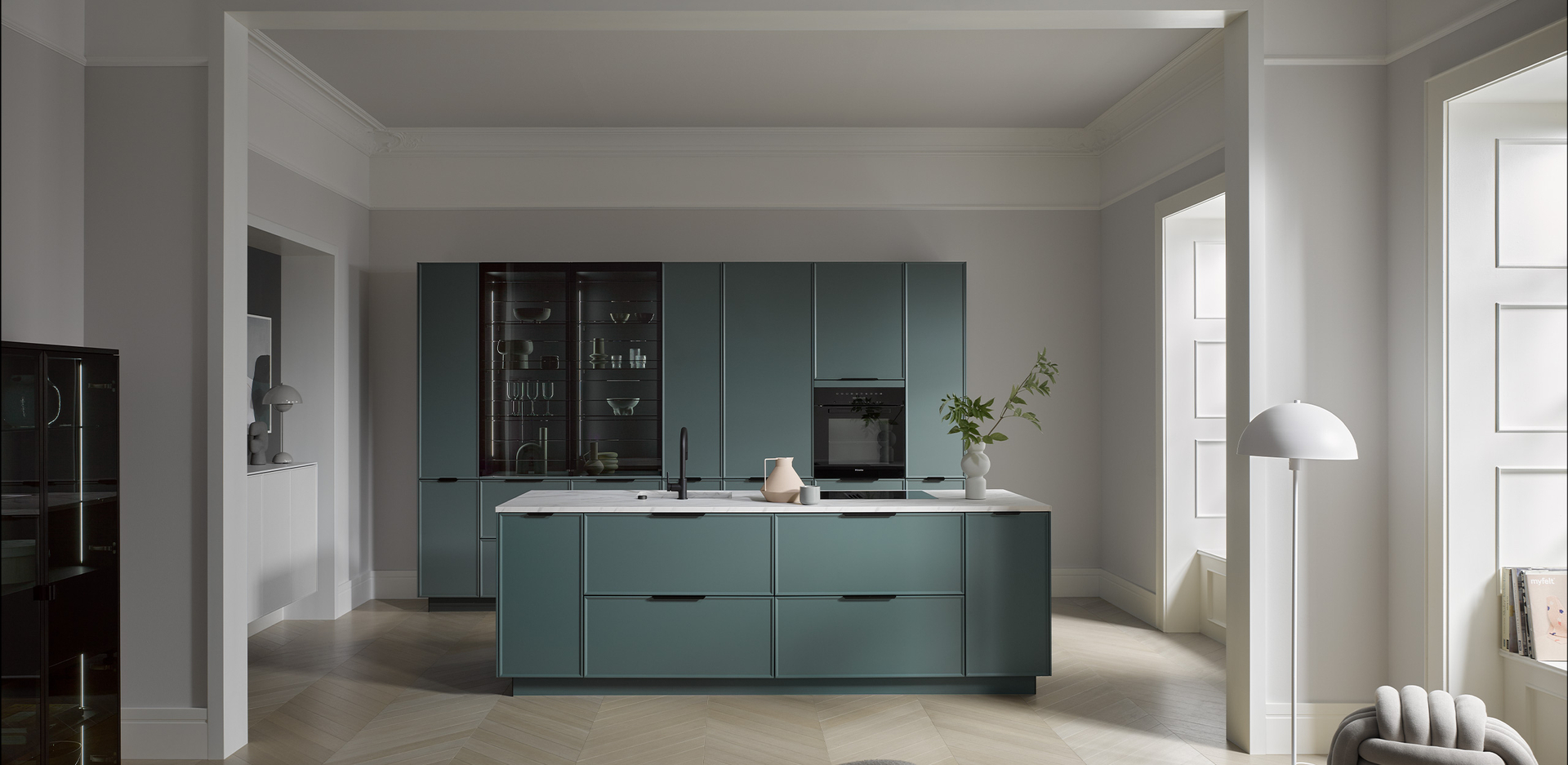 AV 5075 Graugrün | AV 5075 Kristallweiß