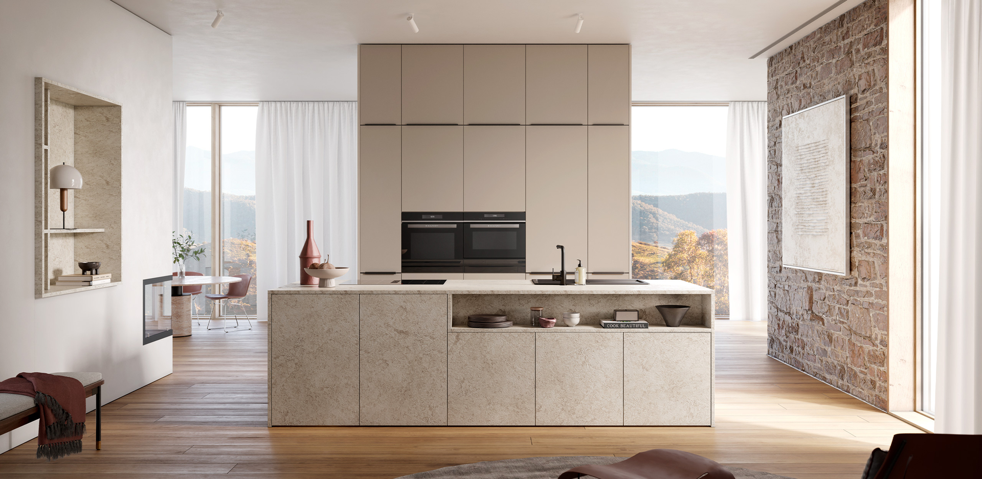 AV 3050 Granit-beige | AV 6000 Umbra-natur