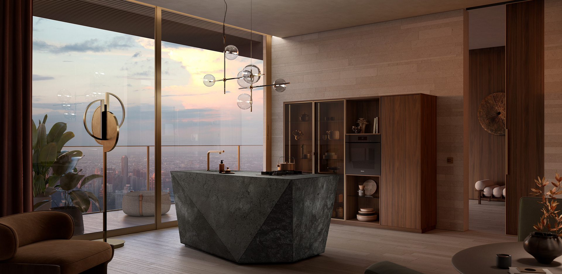 AV 6088 Nussbaum-elegant | AV 7070 Bronze