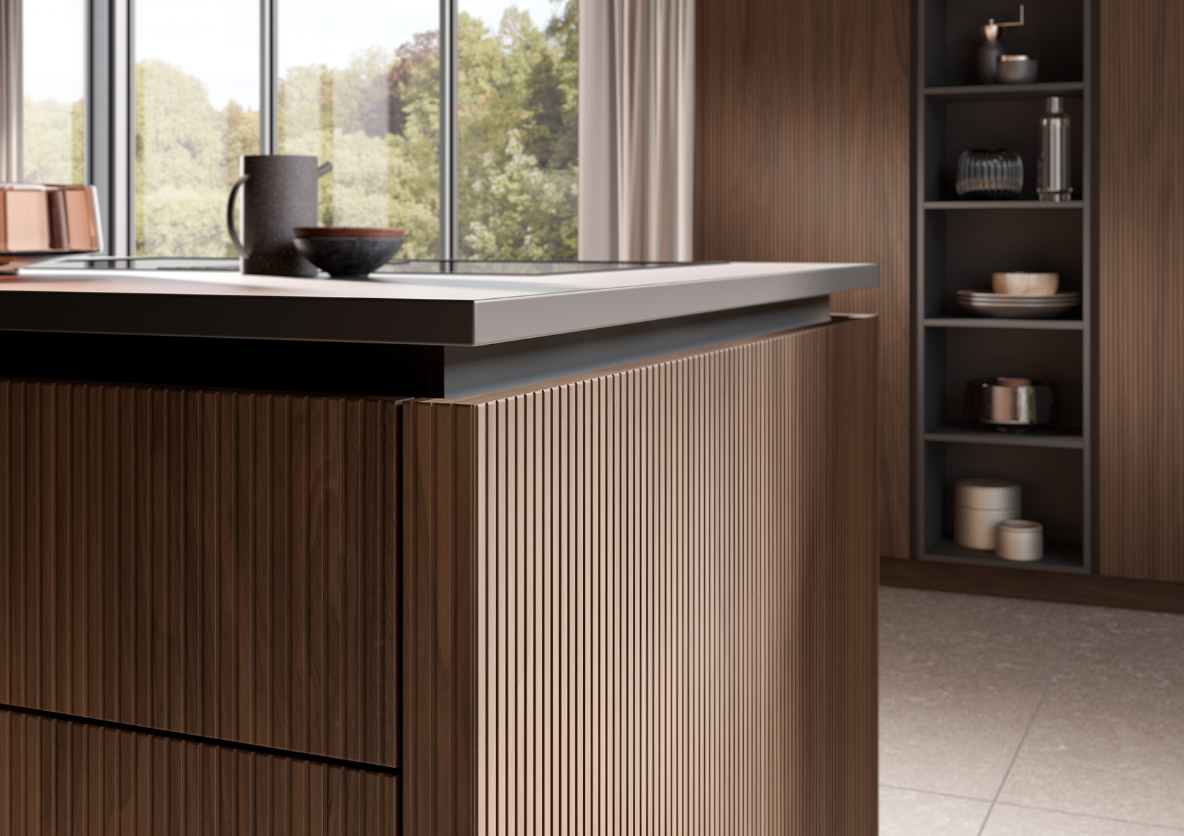 AV 6023-GL Nussbaum-elegant