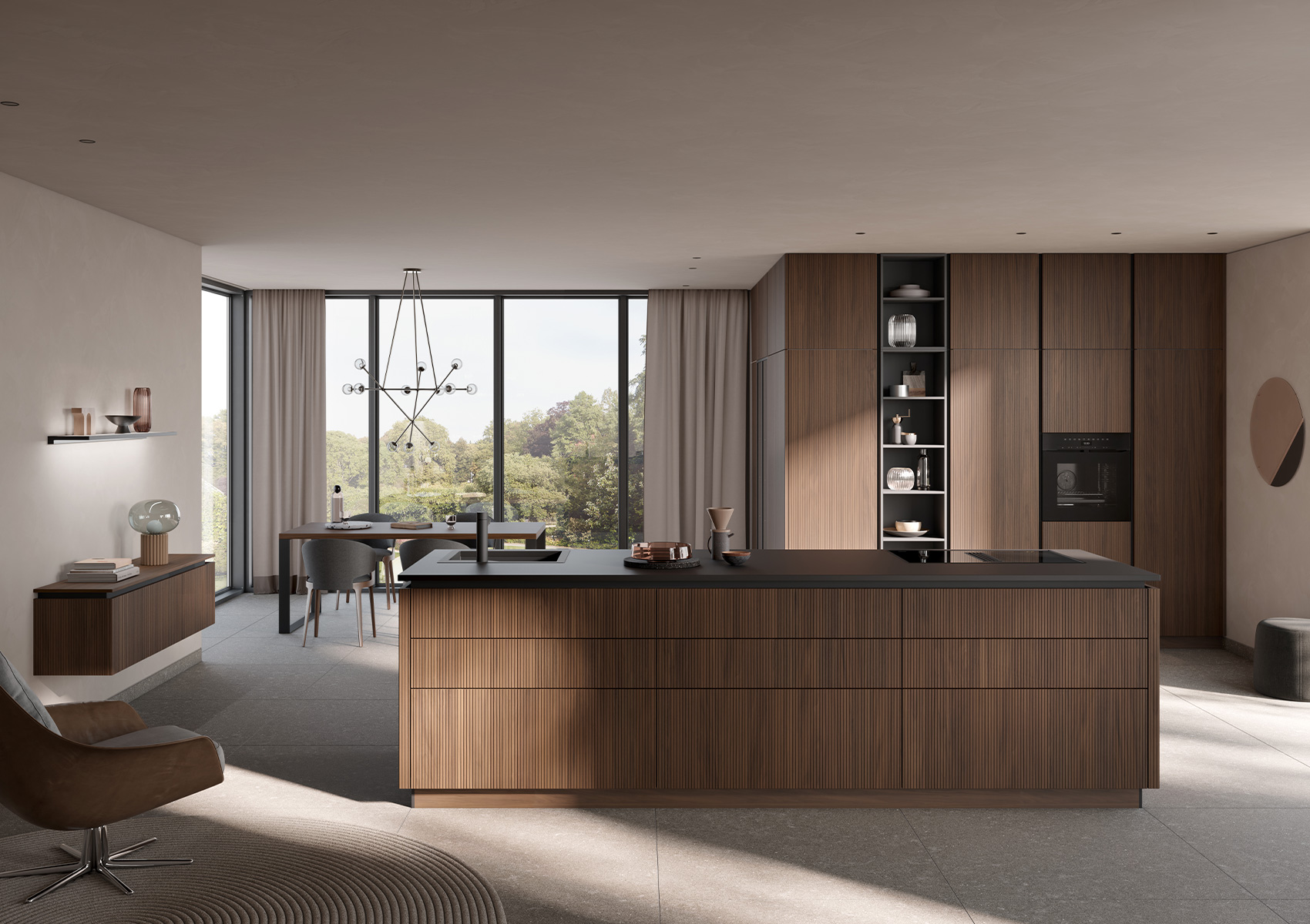 AV 6023-GL Nussbaum-elegant